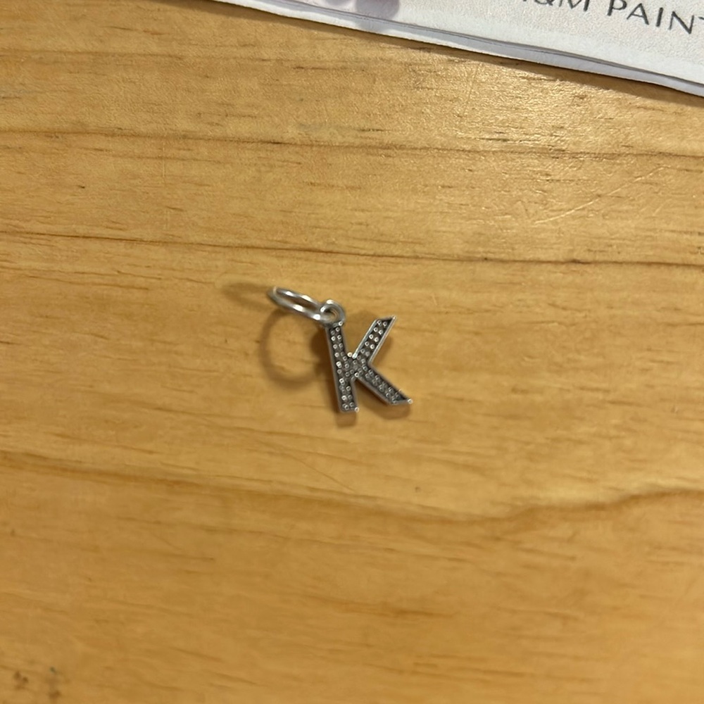 PANDORA K dangle charm